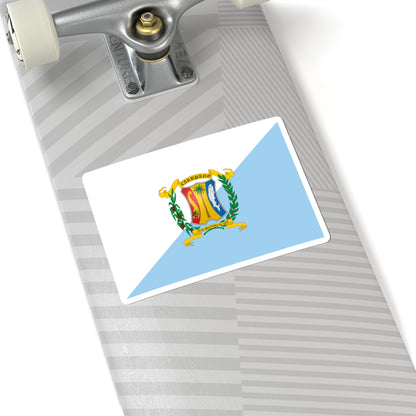 Flag of Municipio Bermudez (Venezuela) STICKER Vinyl Kiss-Cut Decal