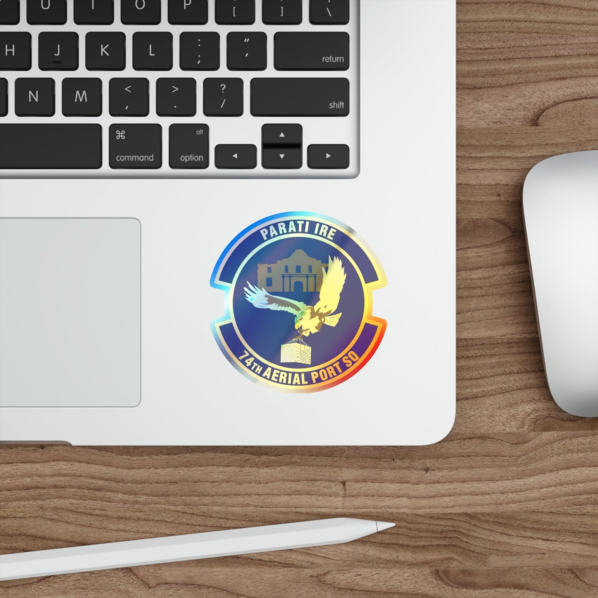 74th Aerial Port Squadron (U.S. Air Force) Holographic STICKER Die-Cut Vinyl Decal-The Sticker Space