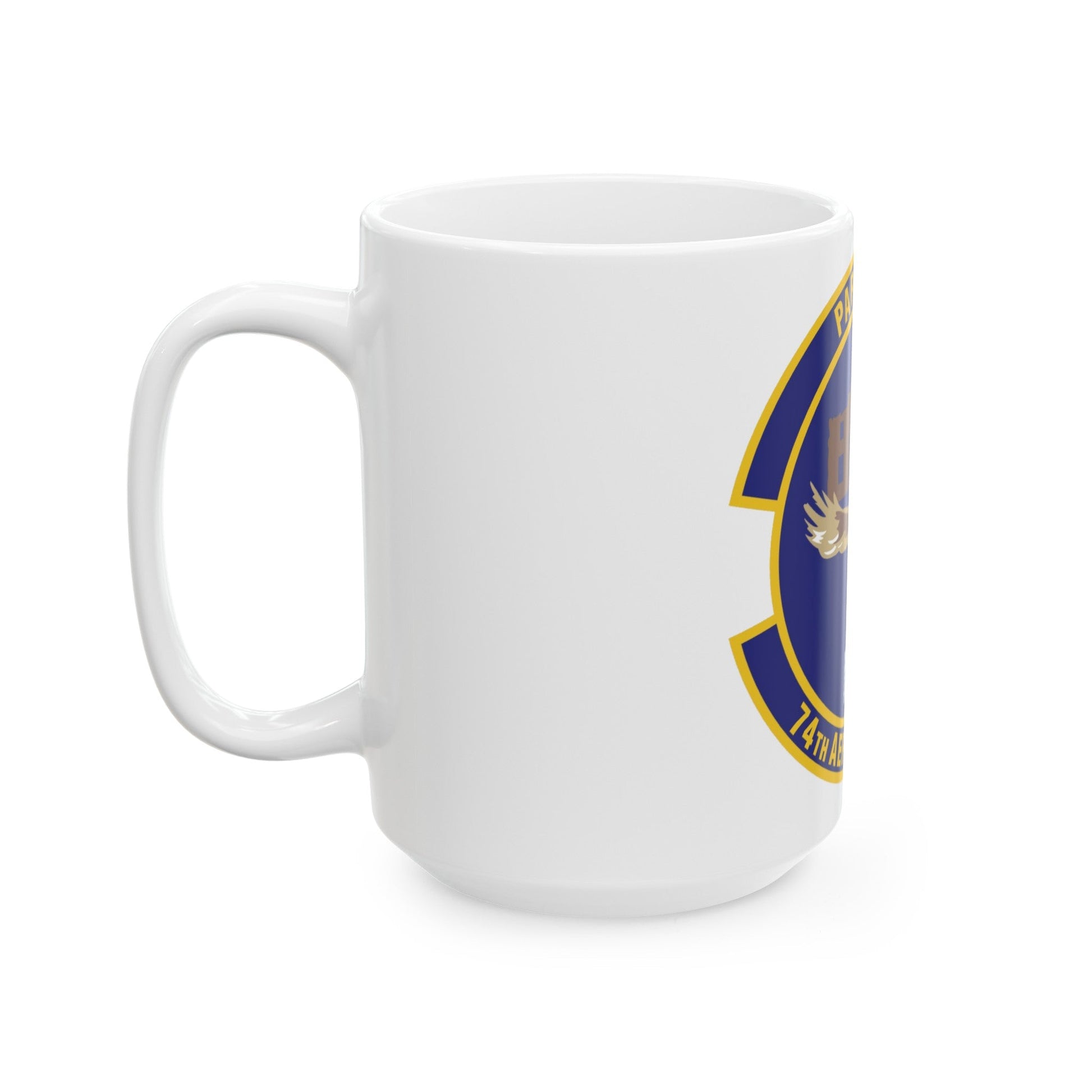 74th Aerial Port Squadron (U.S. Air Force) White Coffee Mug-The Sticker Space