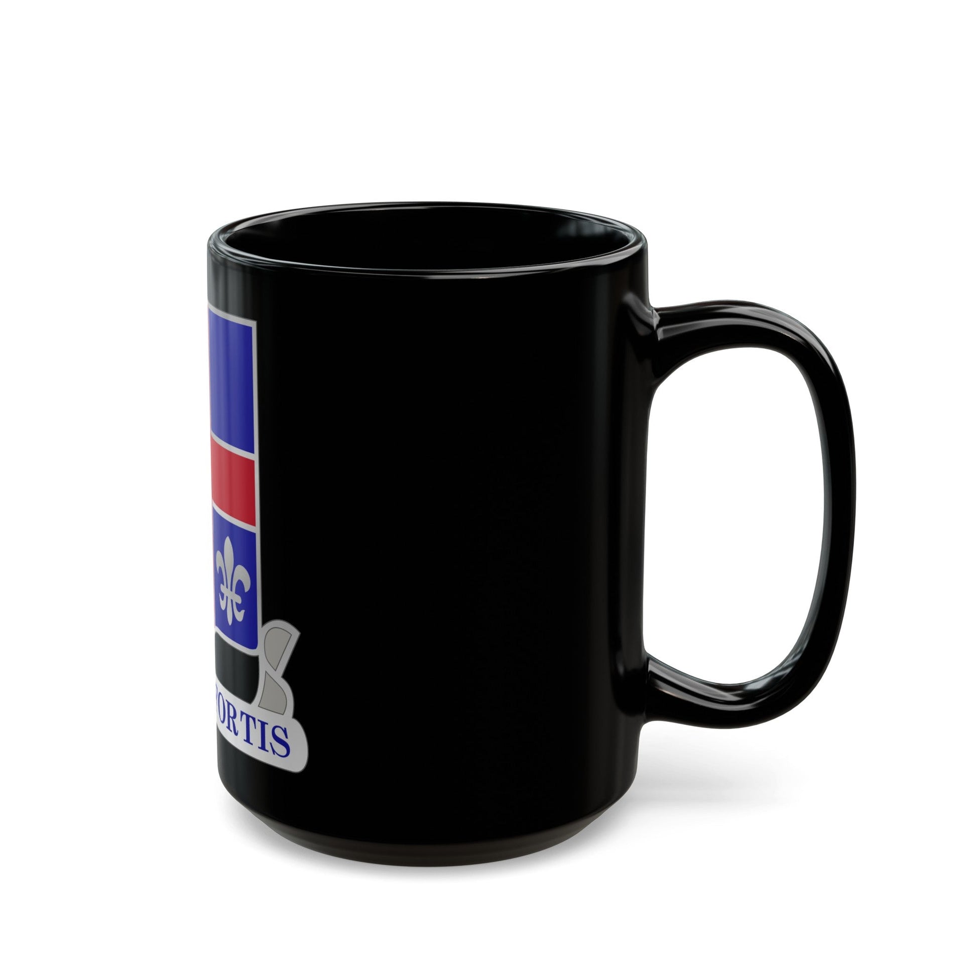 74th Infantry Regiment (U.S. Army) Black Coffee Mug-The Sticker Space