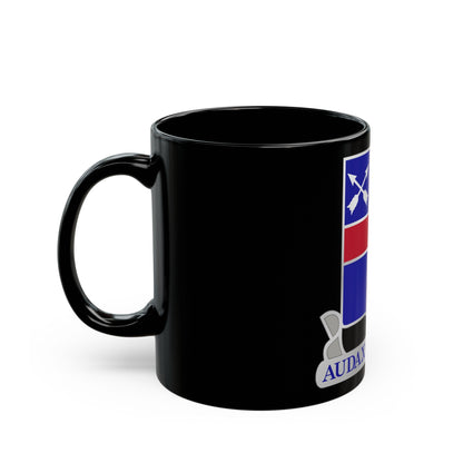 74th Infantry Regiment (U.S. Army) Black Coffee Mug-The Sticker Space