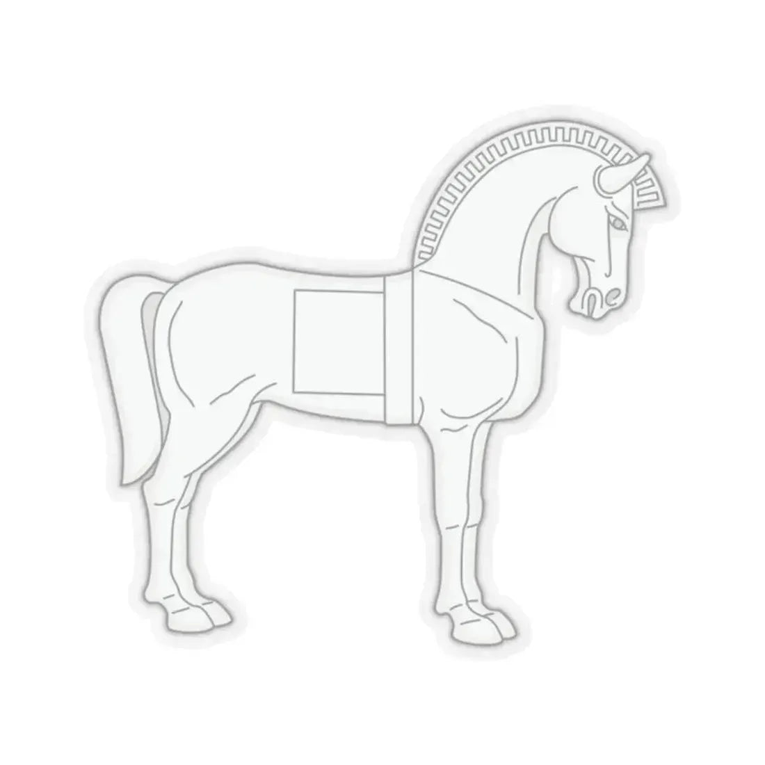 75 Engineer Battalion (U.S. Army) STICKER Vinyl Kiss-Cut Decal 2 Inch Transparent - The Sticker Space