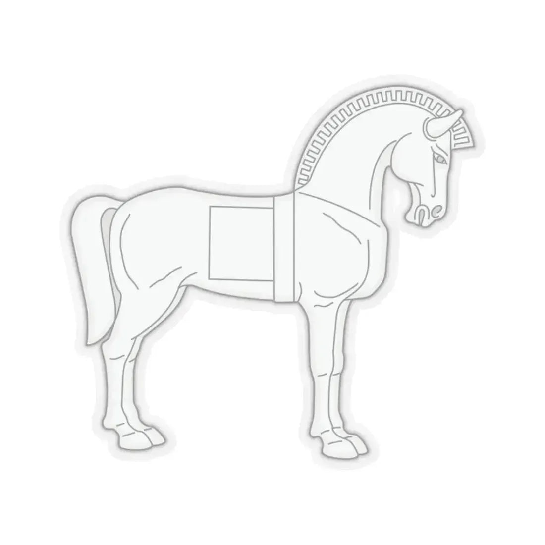 75 Engineer Battalion (U.S. Army) STICKER Vinyl Kiss-Cut Decal 3 Inch Transparent - The Sticker Space