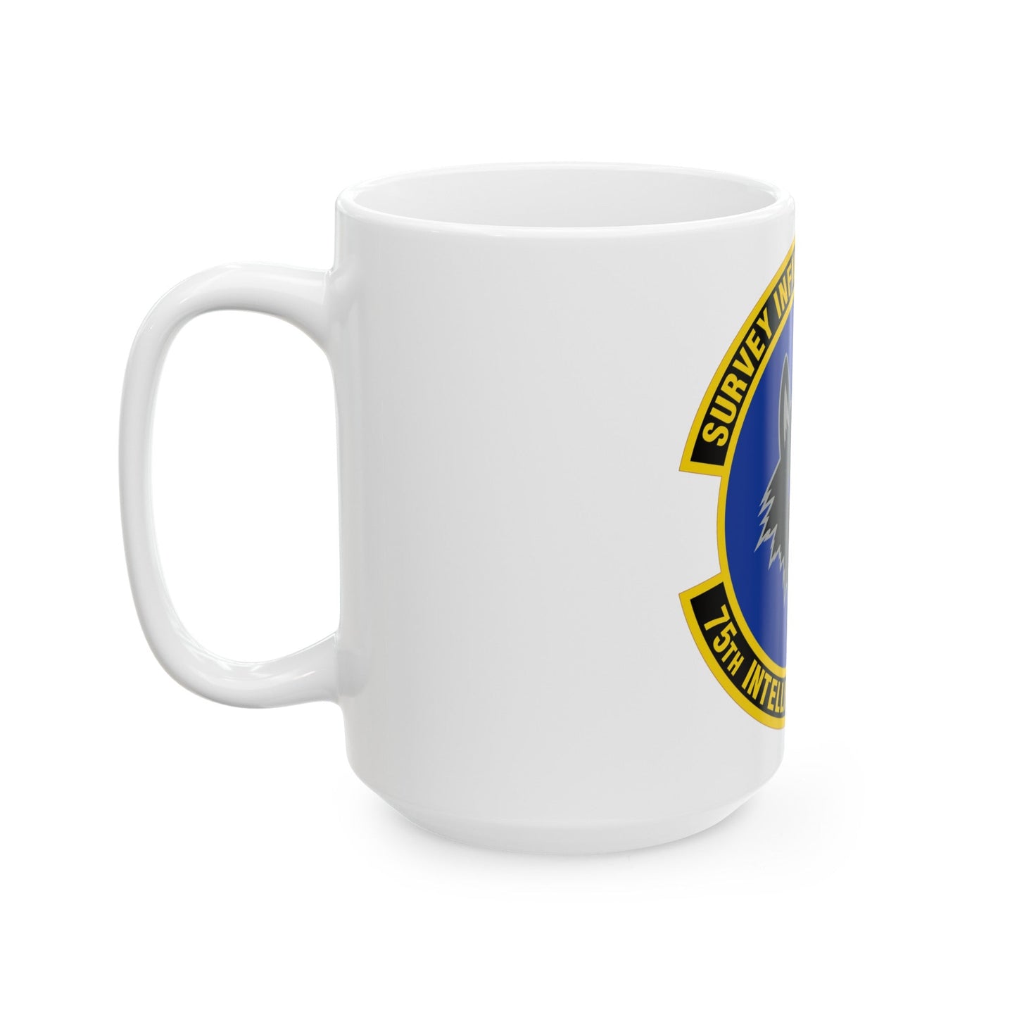 75 Intelligence Squadron ACC (U.S. Air Force) White Coffee Mug-The Sticker Space