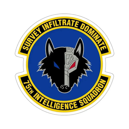 75 Intelligence Squadron ACC (U.S. Air Force) STICKER Vinyl Die-Cut Decal 6 Inch - The Sticker Space