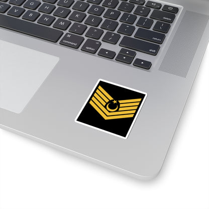 Kıdemli Üstçavuş rütbe (Turkey) (Military Rank) STICKER Vinyl Kiss-Cut Decal