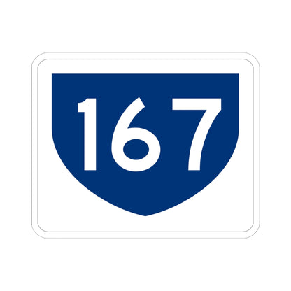 PR primary 167 (Puerto Rico) (Road Sign) STICKER Vinyl Kiss-Cut Decal