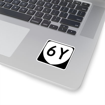 Virginia 6Y (Virginia) (Road Sign) STICKER Vinyl Kiss-Cut Decal