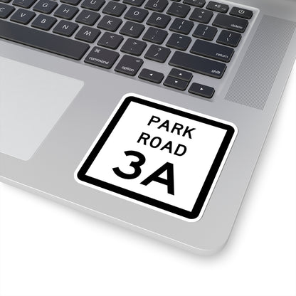 Texas Park Road 3A (Texas) (Road Sign) STICKER Vinyl Kiss-Cut Decal
