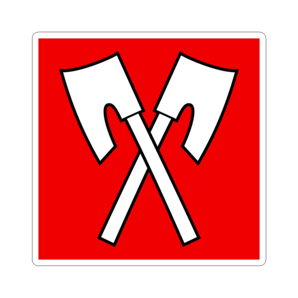 CHE Biel Flag (Switzerland) STICKER Vinyl Kiss-Cut Decal