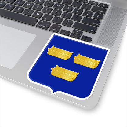 Baarle-Nassau wapen (Netherlands) (Coat of Arms) STICKER Vinyl Kiss-Cut Decal