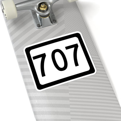 WV-707 (Virginia) (Road Sign) STICKER Vinyl Kiss-Cut Decal