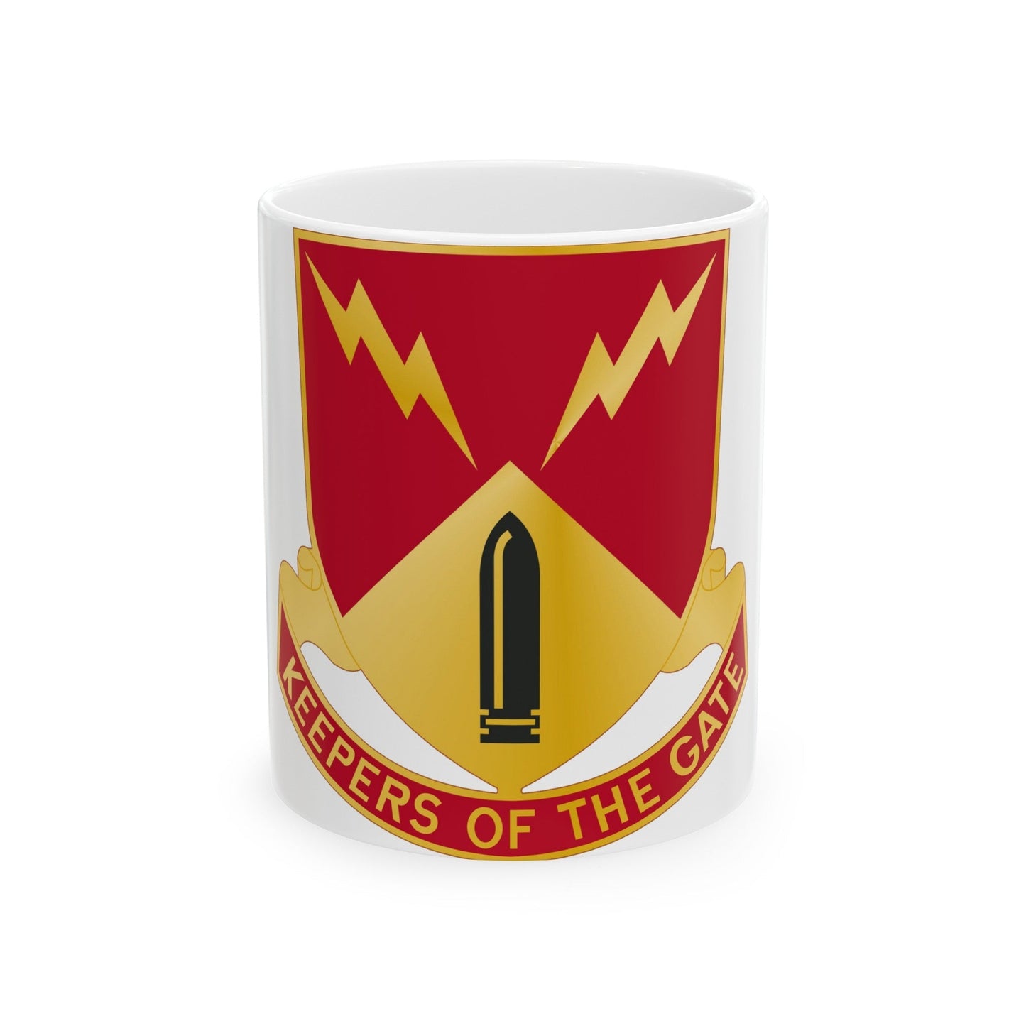 752nd Antiaircraft Artillery Gun Battalion (U.S. Army) White Coffee Mug-11oz-The Sticker Space