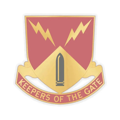 752nd Antiaircraft Artillery Gun Battalion (U.S. Army) STICKER Vinyl Kiss-Cut Decal 4 Inch Transparent - The Sticker Space