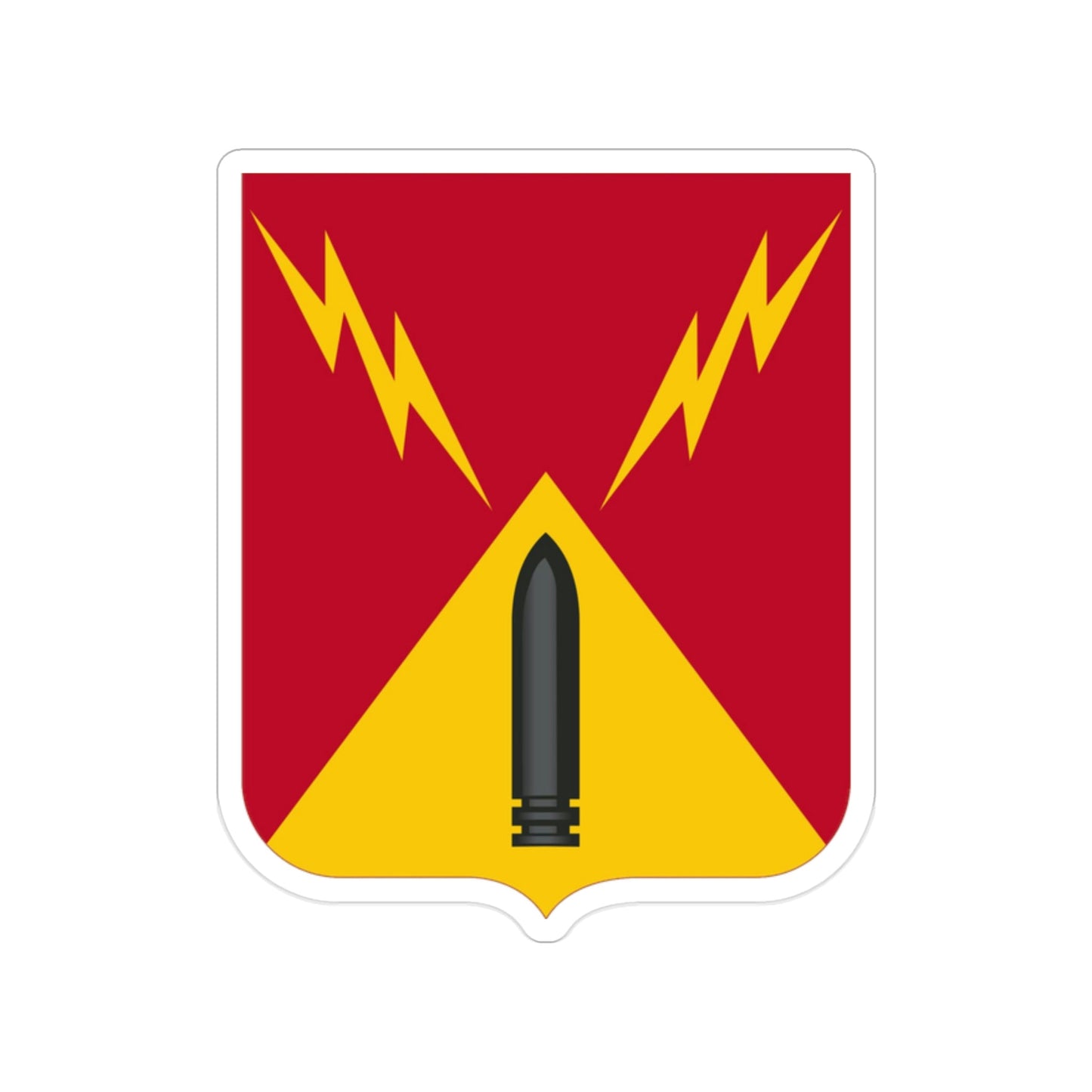 752nd Antiaircraft Artillery Gun Battalion v2 (U.S. Army) Transparent STICKER Die-Cut Vinyl Decal-2 Inch-The Sticker Space