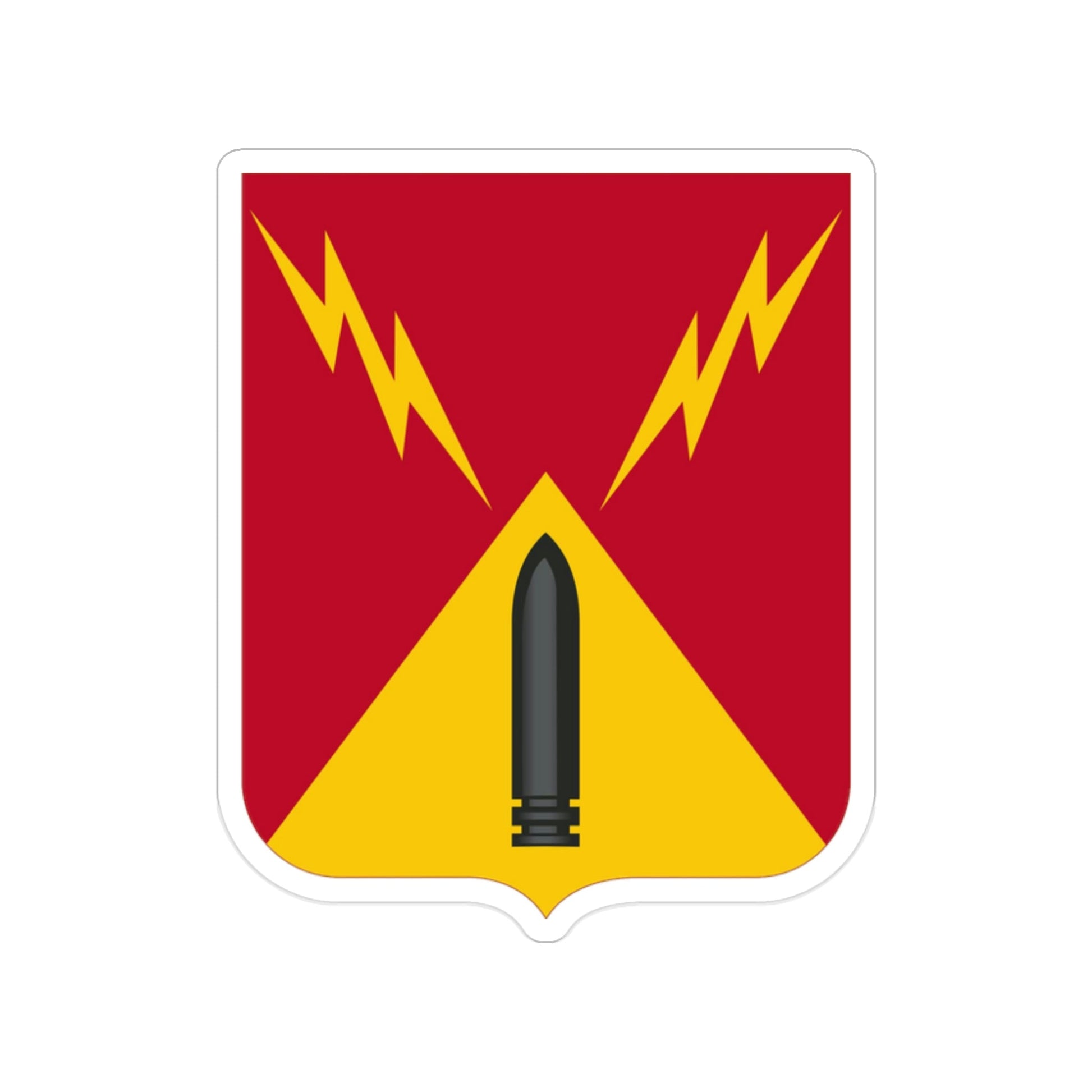 752nd Antiaircraft Artillery Gun Battalion v2 (U.S. Army) Transparent STICKER Die-Cut Vinyl Decal-2 Inch-The Sticker Space