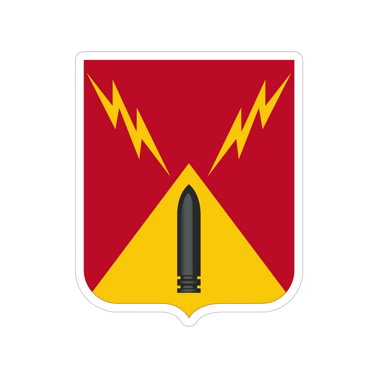 752nd Antiaircraft Artillery Gun Battalion v2 (U.S. Army) Transparent STICKER Die-Cut Vinyl Decal-5 Inch-The Sticker Space