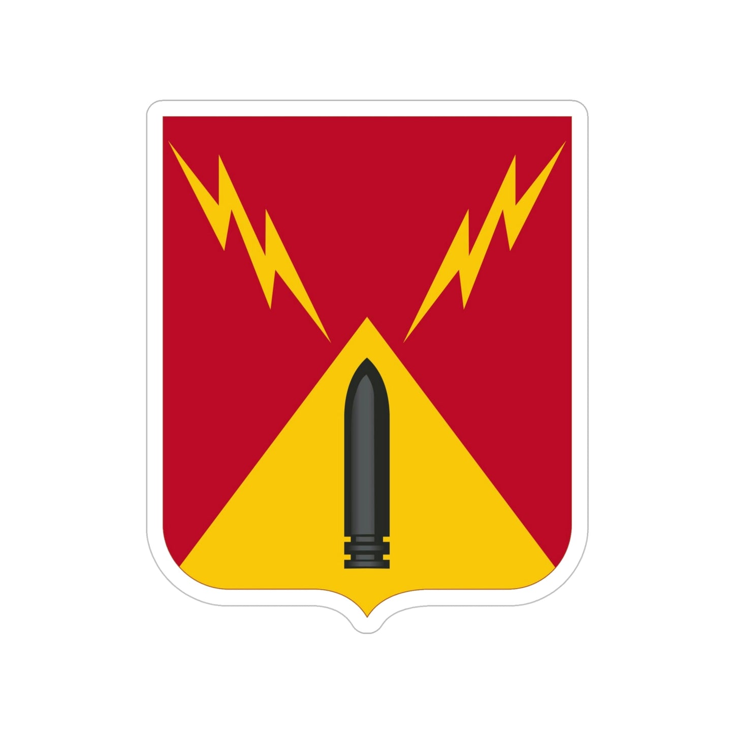 752nd Antiaircraft Artillery Gun Battalion v2 (U.S. Army) Transparent STICKER Die-Cut Vinyl Decal-6 Inch-The Sticker Space