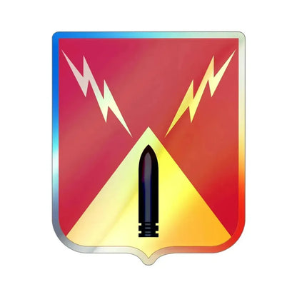 752nd Antiaircraft Artillery Gun Battalion v2 (U.S. Army) Holographic STICKER Die-Cut Vinyl Decal 4 Inch Holographic - The Sticker Space