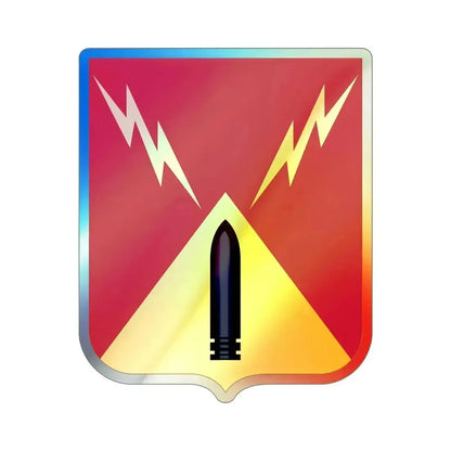 752nd Antiaircraft Artillery Gun Battalion v2 (U.S. Army) Holographic STICKER Die-Cut Vinyl Decal 5 Inch Holographic - The Sticker Space