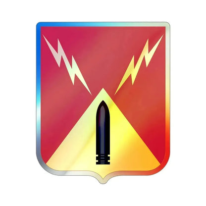 752nd Antiaircraft Artillery Gun Battalion v2 (U.S. Army) Holographic STICKER Die-Cut Vinyl Decal 6 Inch Holographic - The Sticker Space