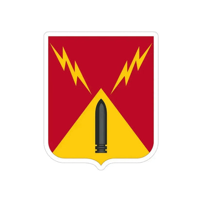 752nd Antiaircraft Artillery Gun Battalion v2 (U.S. Army) REVERSE PRINT Transparent Die-Cut STICKER 6 Inch Die-Cut Transparent - The Sticker Space
