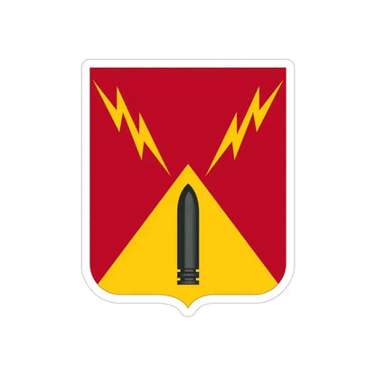 752nd Antiaircraft Artillery Gun Battalion v2 (U.S. Army) REVERSE PRINT Transparent Die-Cut STICKER - The Sticker Space