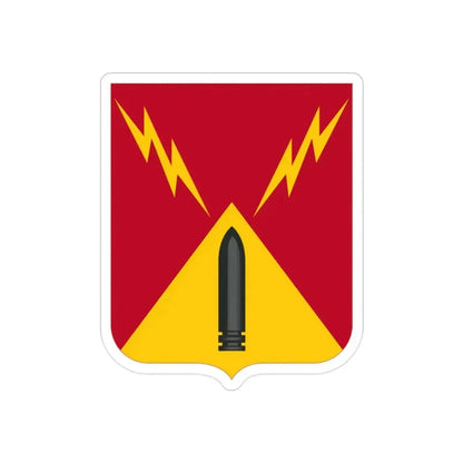 752nd Antiaircraft Artillery Gun Battalion v2 (U.S. Army) REVERSE PRINT Transparent Die-Cut STICKER - The Sticker Space