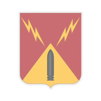 752nd Antiaircraft Artillery Gun Battalion v2 (U.S. Army) STICKER Vinyl Kiss-Cut Decal 3 Inch Transparent - The Sticker Space