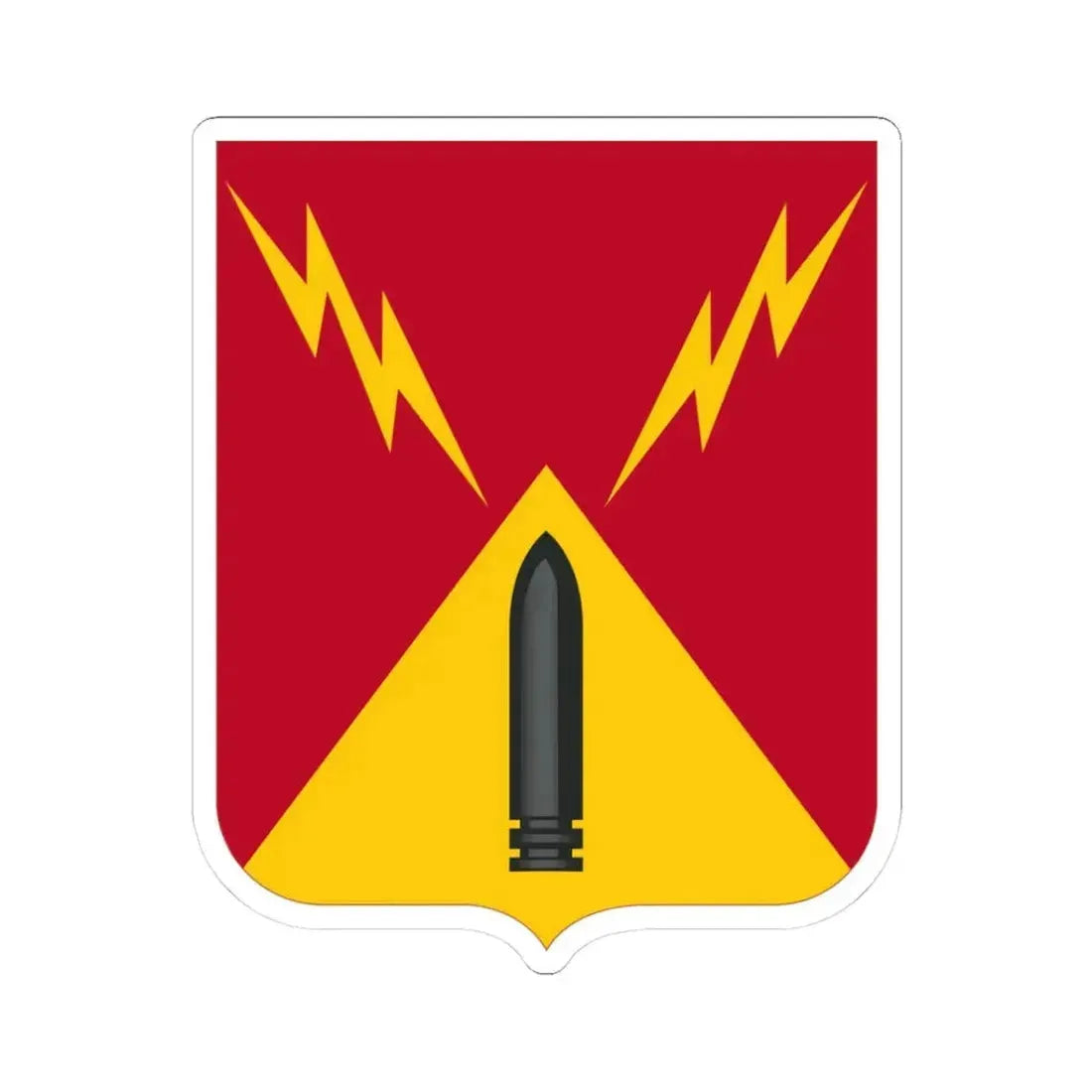 752nd Antiaircraft Artillery Gun Battalion v2 (U.S. Army) STICKER Vinyl Kiss-Cut Decal 3 Inch White - The Sticker Space