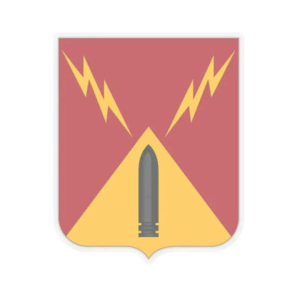 752nd Antiaircraft Artillery Gun Battalion v2 (U.S. Army) STICKER Vinyl Kiss-Cut Decal 4 Inch Transparent - The Sticker Space