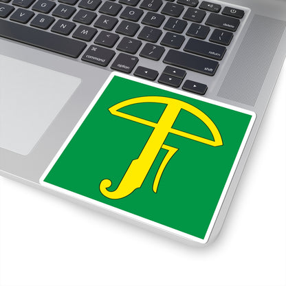 CHE Sulzbach ZH Flag (Switzerland) STICKER Vinyl Kiss-Cut Decal