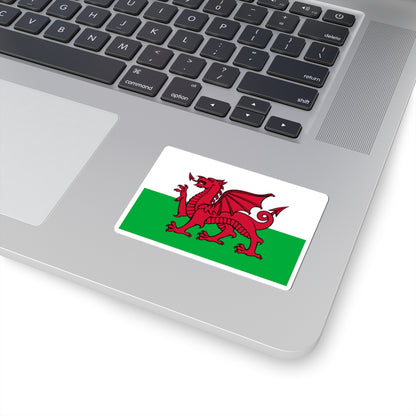 Flag of Wales 1959 (United Kingdom) STICKER Vinyl Kiss-Cut Decal