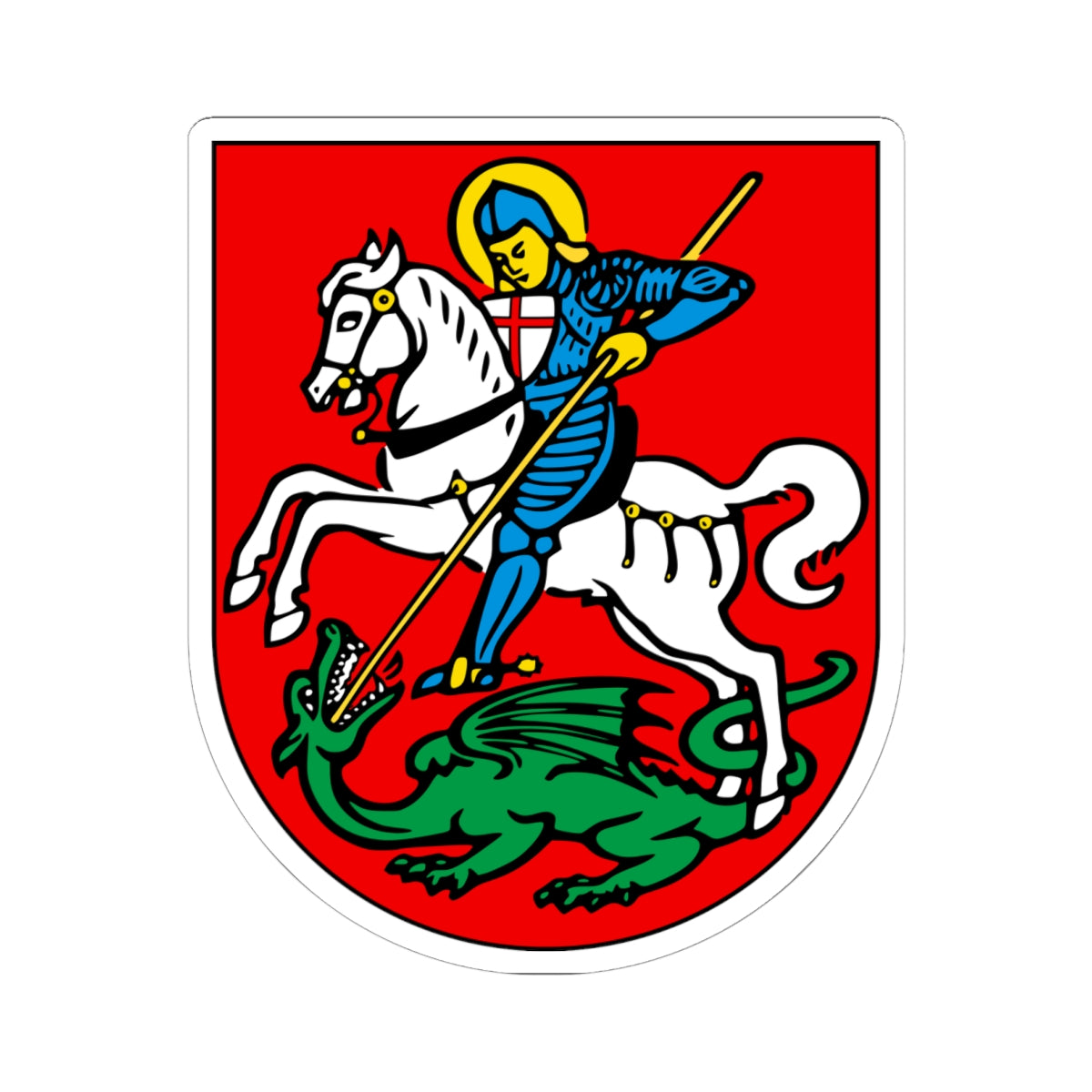 Stein am Rhein-coat of arms (Switzerland) (Coat of Arms) STICKER Vinyl Kiss-Cut Decal