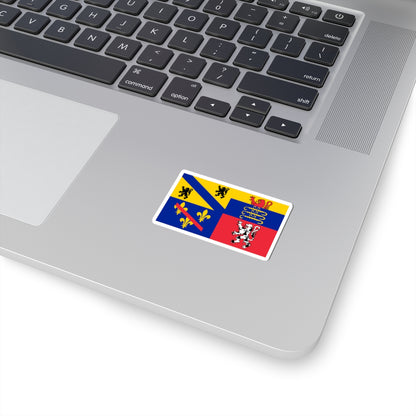 Flag of Ain (France) STICKER Vinyl Kiss-Cut Decal