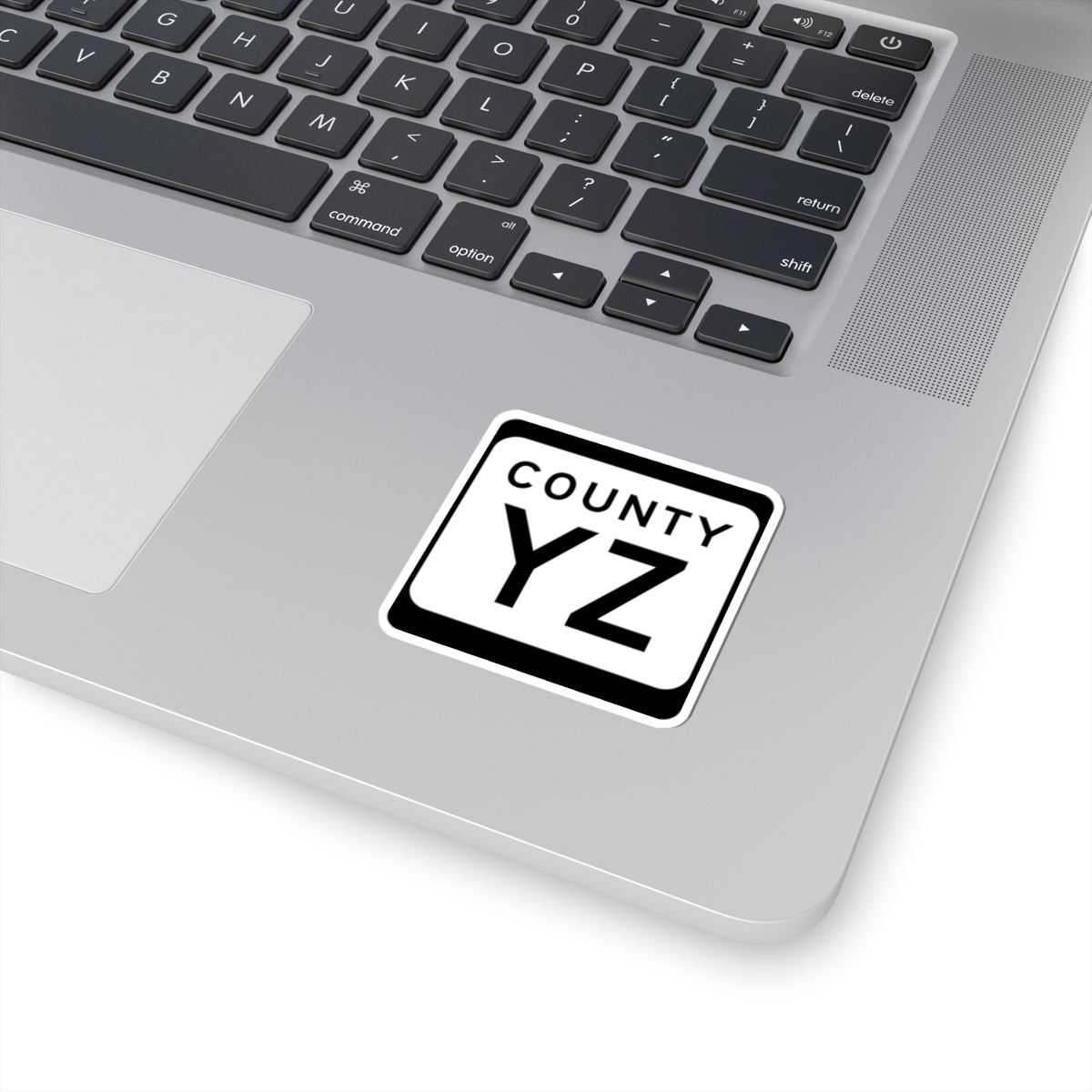 WIS County YZ (Wisconsin) (Road Sign) STICKER Vinyl Kiss-Cut Decal