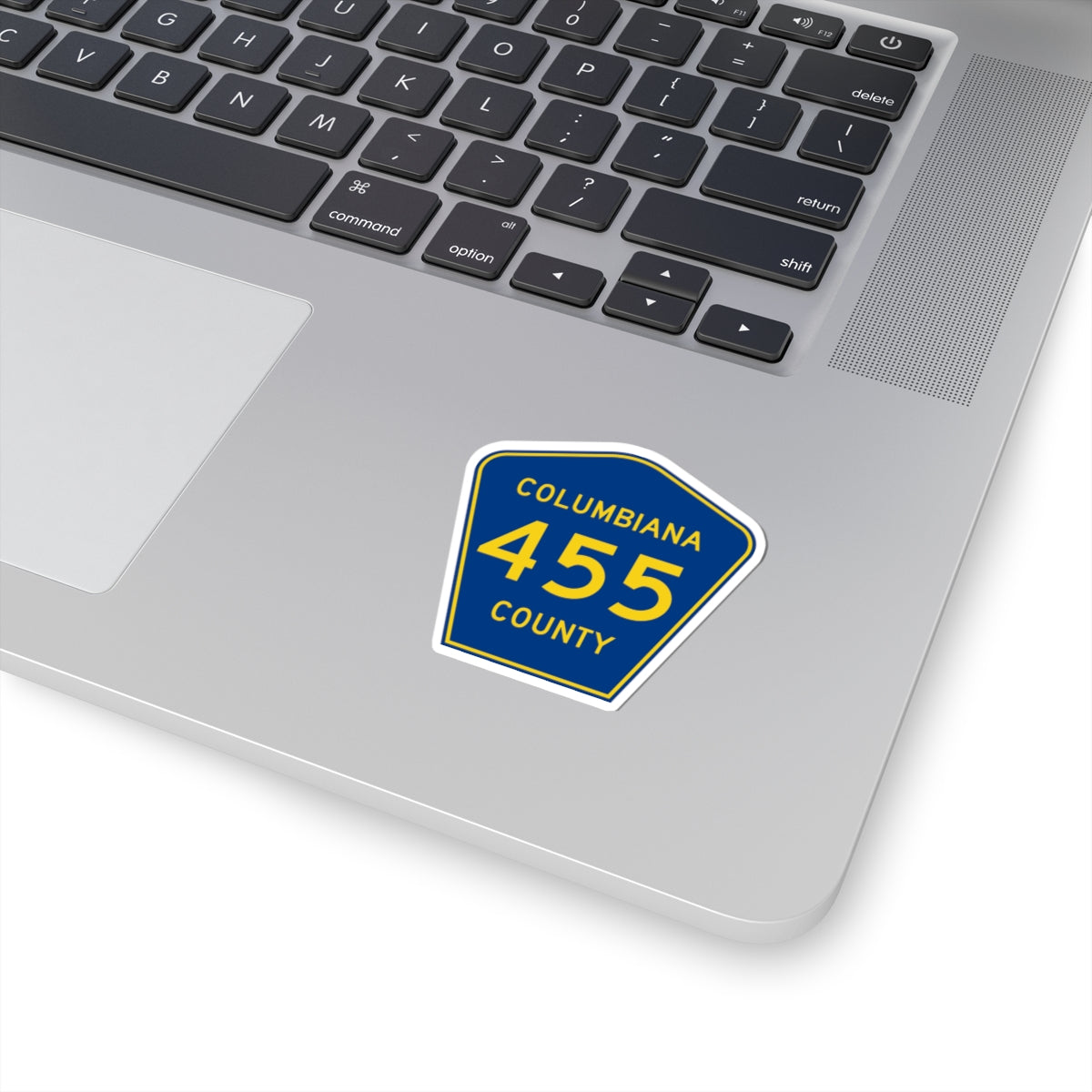 Columbiana County 455 (Ohio) (Road Sign) STICKER Vinyl Kiss-Cut Decal