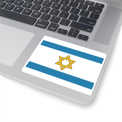 Flag of South Levant Dark Colors 3-2 (Israel) STICKER Vinyl Kiss-Cut Decal