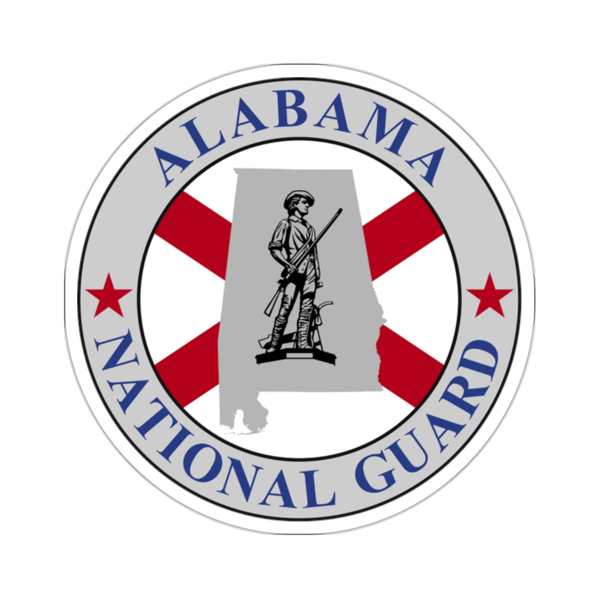 Alabama National Guard - STICKER Vinyl Kiss-Cut Decal