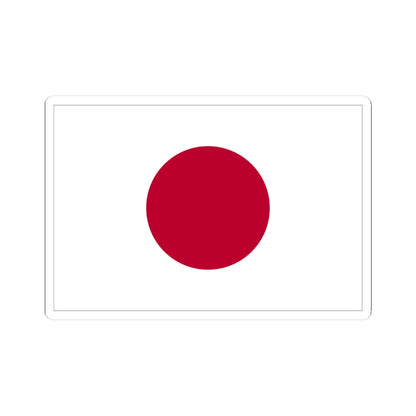 Flag of Japan with border (Japan) STICKER Vinyl Kiss-Cut Decal