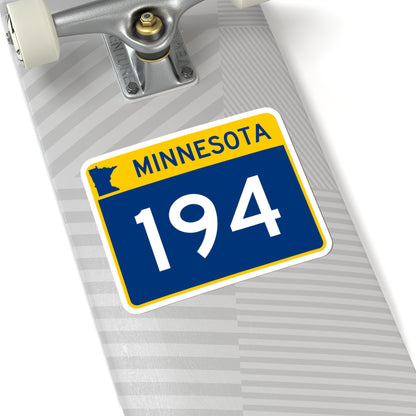 MN-194 wide (Minnesota) (Road Sign) STICKER Vinyl Kiss-Cut Decal