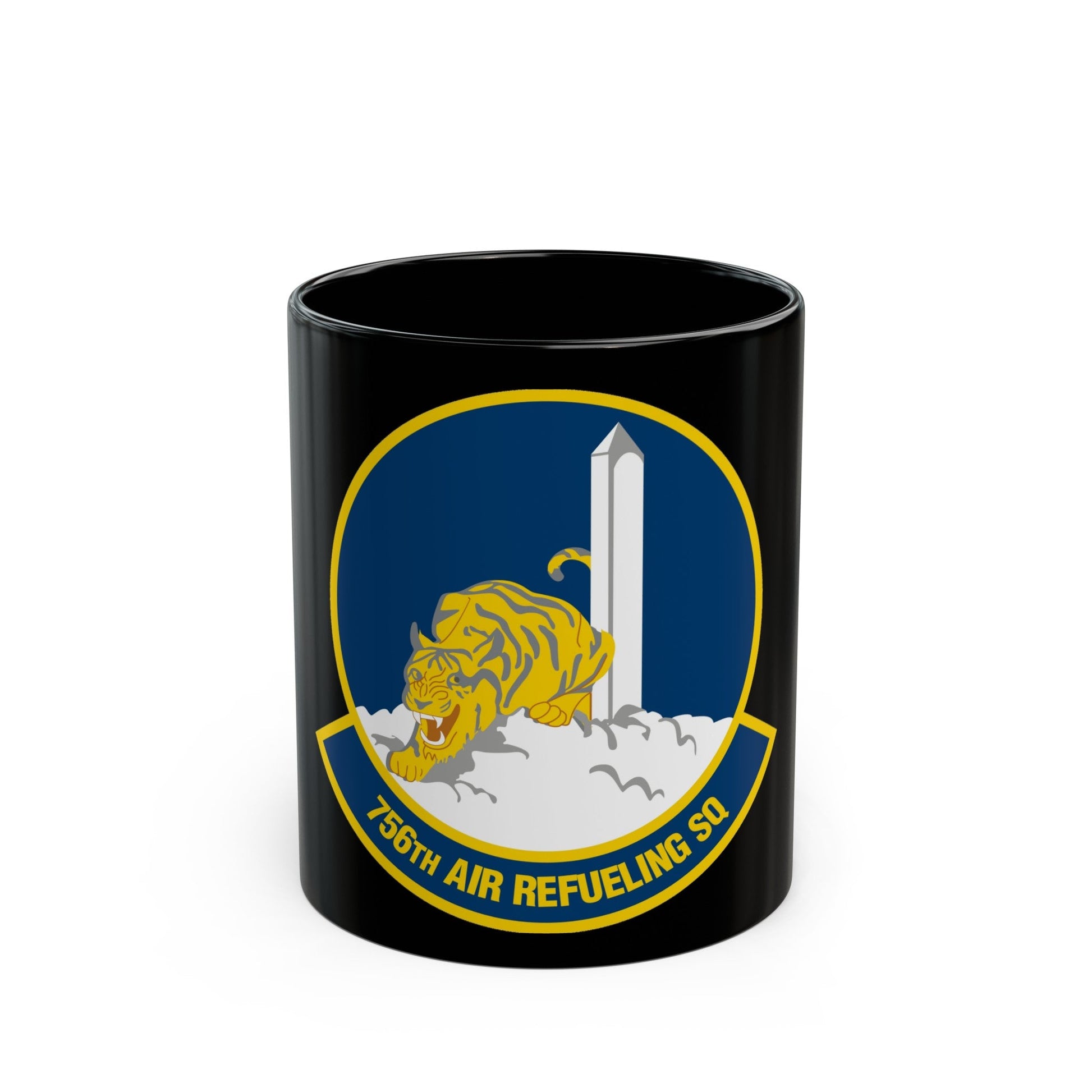 756 Air Refueling Squadron AFRC (U.S. Air Force) Black Coffee Mug-11oz-The Sticker Space
