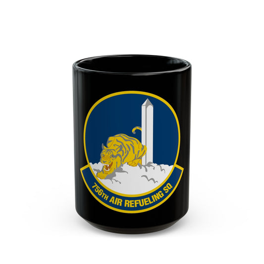 756 Air Refueling Squadron AFRC (U.S. Air Force) Black Coffee Mug-15oz-The Sticker Space