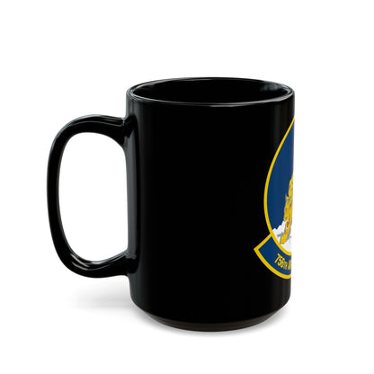 756 Air Refueling Squadron AFRC (U.S. Air Force) Black Coffee Mug-The Sticker Space
