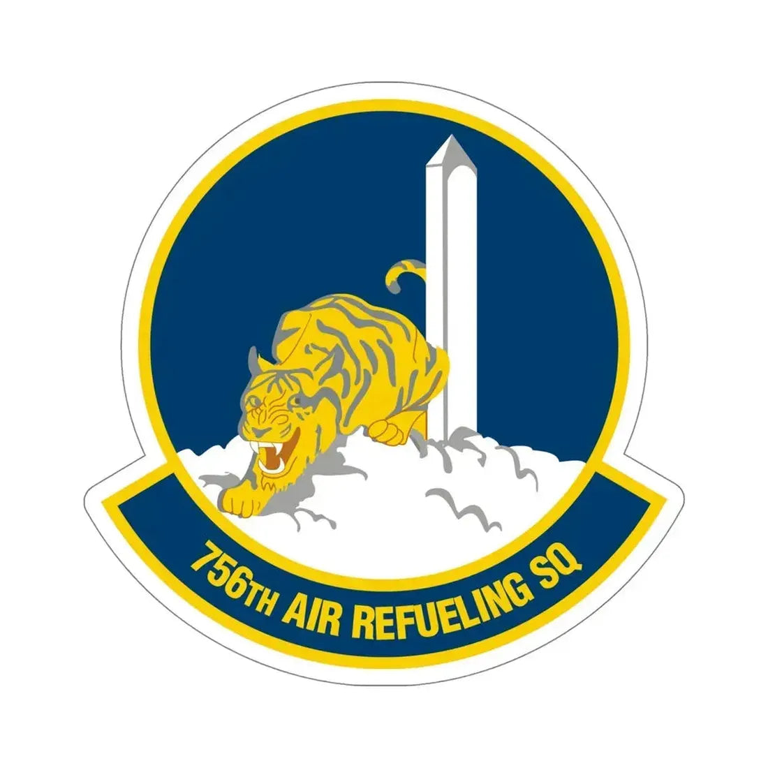 756 Air Refueling Squadron AFRC (U.S. Air Force) STICKER Vinyl Die-Cut Decal 6 Inch - The Sticker Space