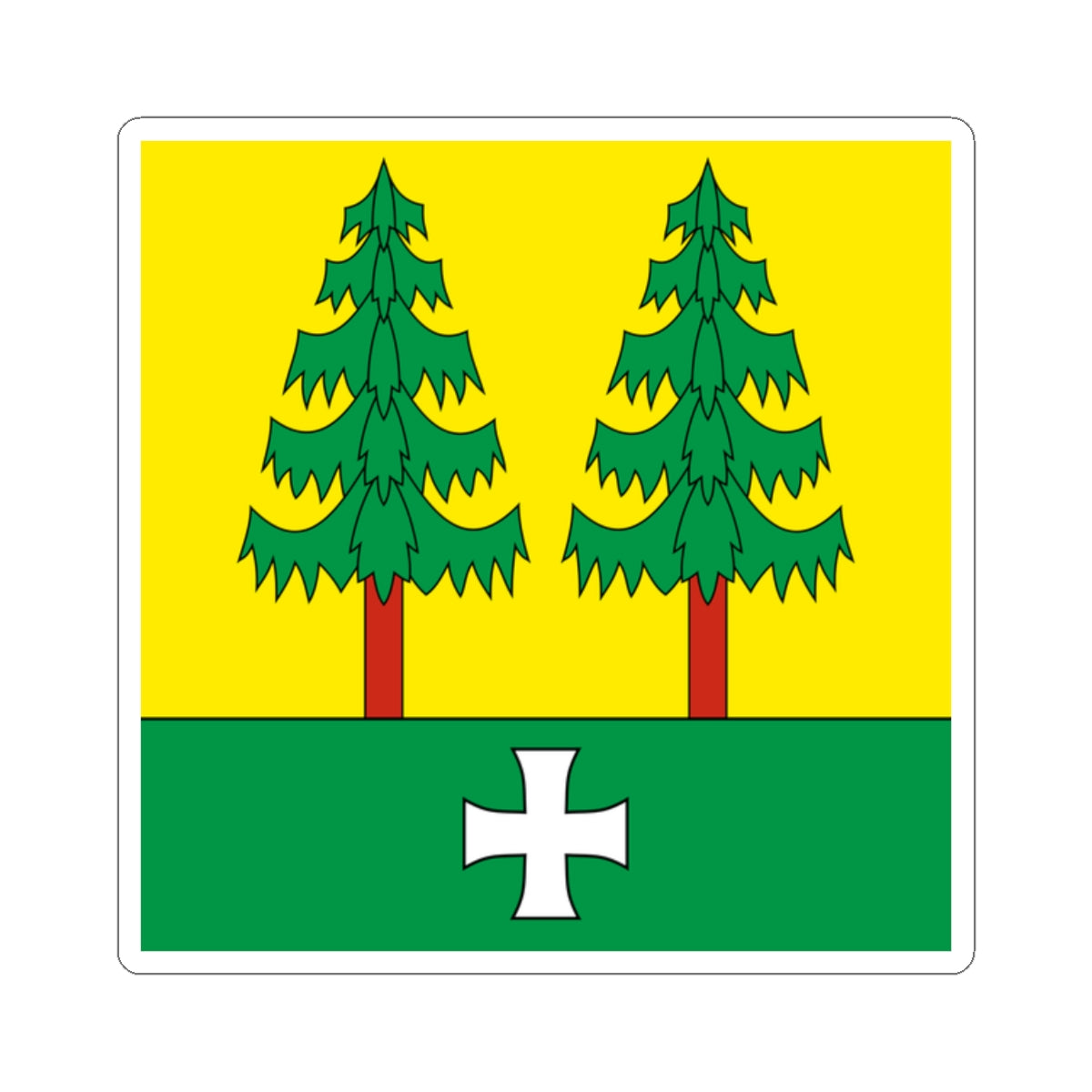 CHE Bietenholz Flag (Switzerland) STICKER Vinyl Kiss-Cut Decal