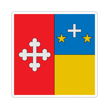 Flag of Joseph Roduit (Switzerland) STICKER Vinyl Kiss-Cut Decal
