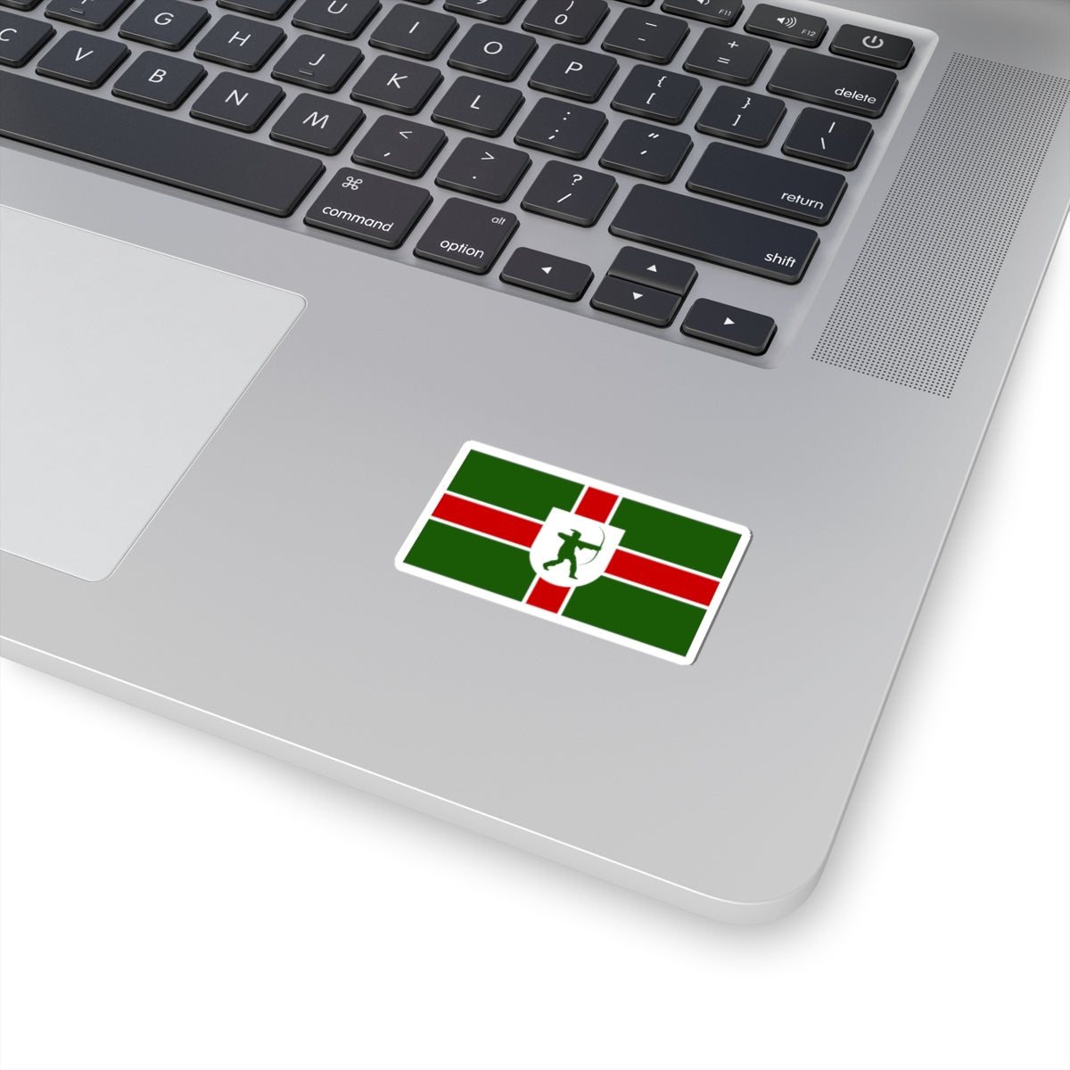 County Flag of Nottinghamshire (England) STICKER Vinyl Kiss-Cut Decal