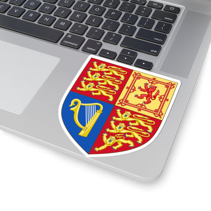 Arms of the United Kingdom (United Kingdom) (Coat of Arms) STICKER Vinyl Kiss-Cut Decal