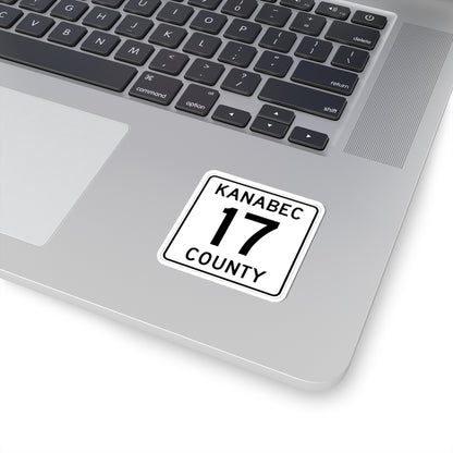 Kanabec County 17 MN (Minnesota) (Road Sign) STICKER Vinyl Kiss-Cut Decal